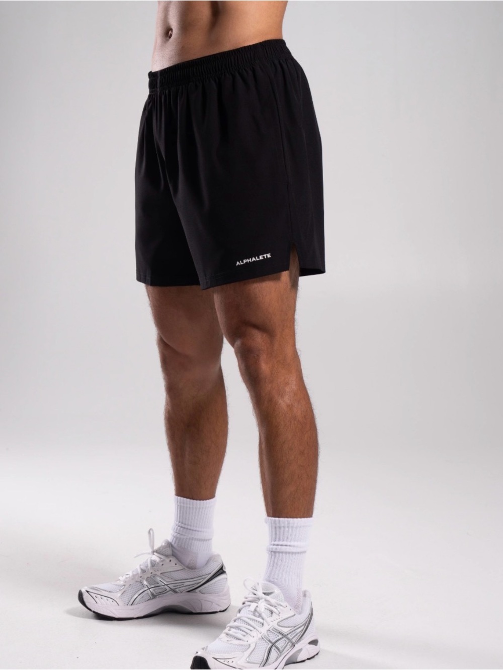 BNWT Alphalete Men's Black Athletic Shorts